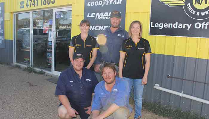 Team at Hughenden Tyre Centre Queensland